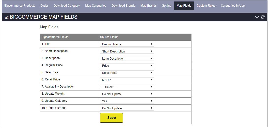 BigCommerce-Map-Fields-Octopus