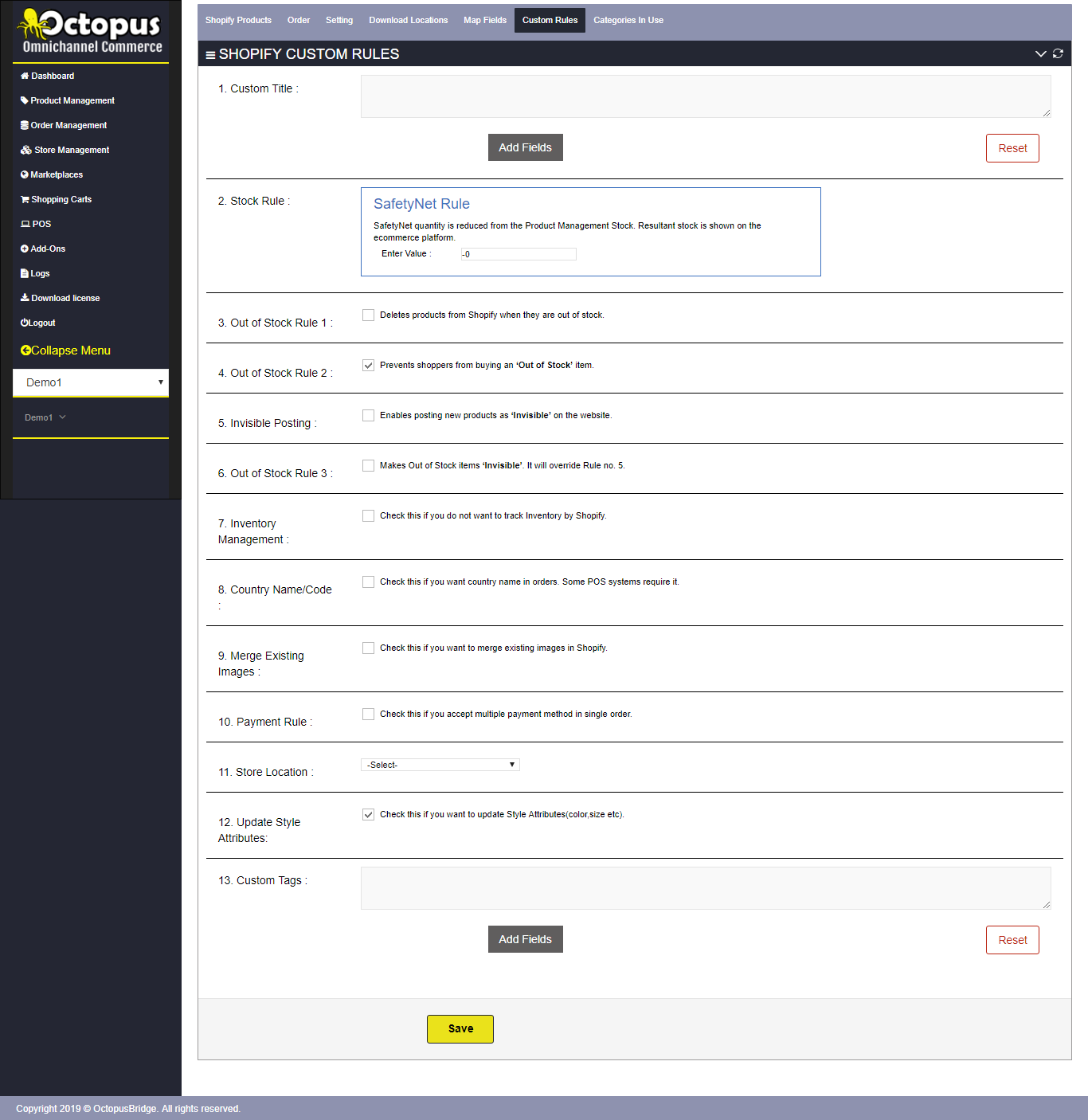 Shopify-Custom-Rules