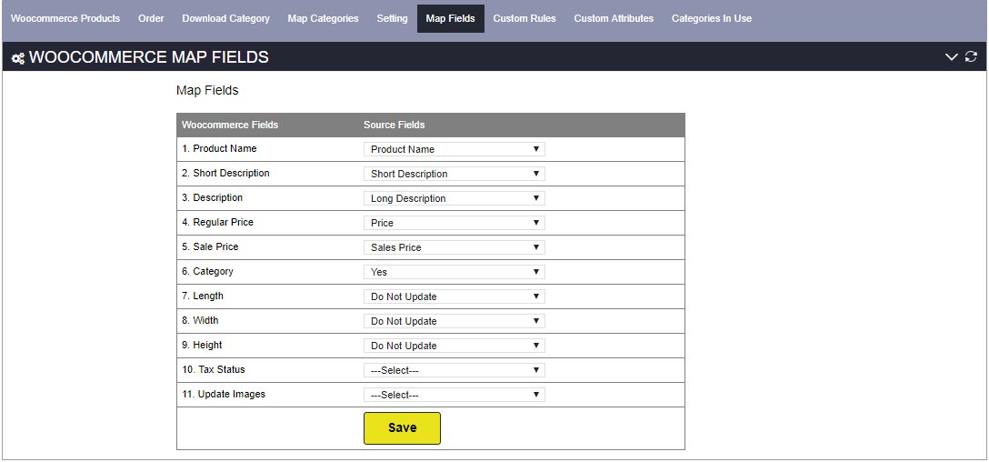 Woocommerce-Map-Fields-Octopus