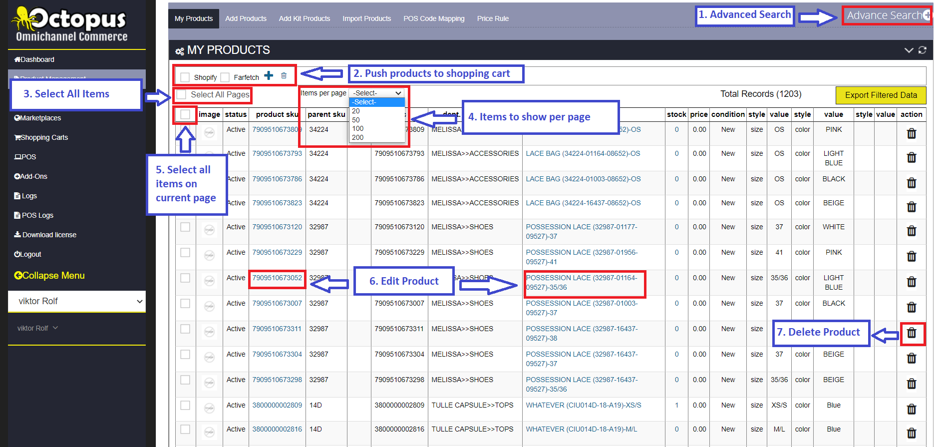 products search