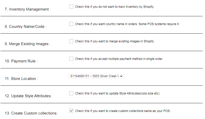 custom rules shopify