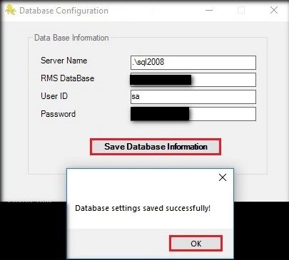 databse information