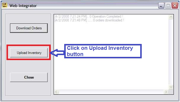 upload inventory