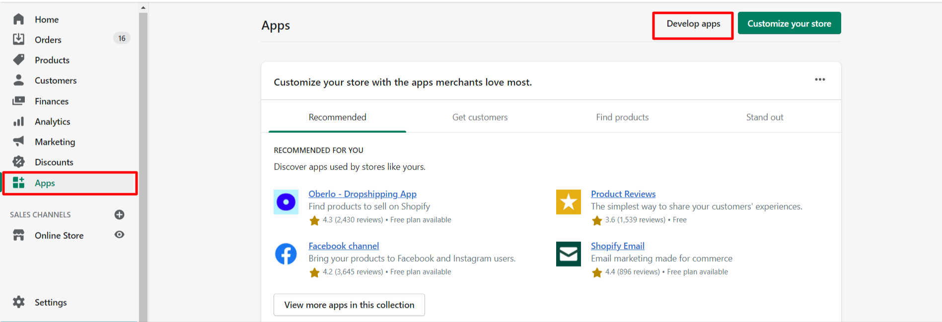 Shopify-API
