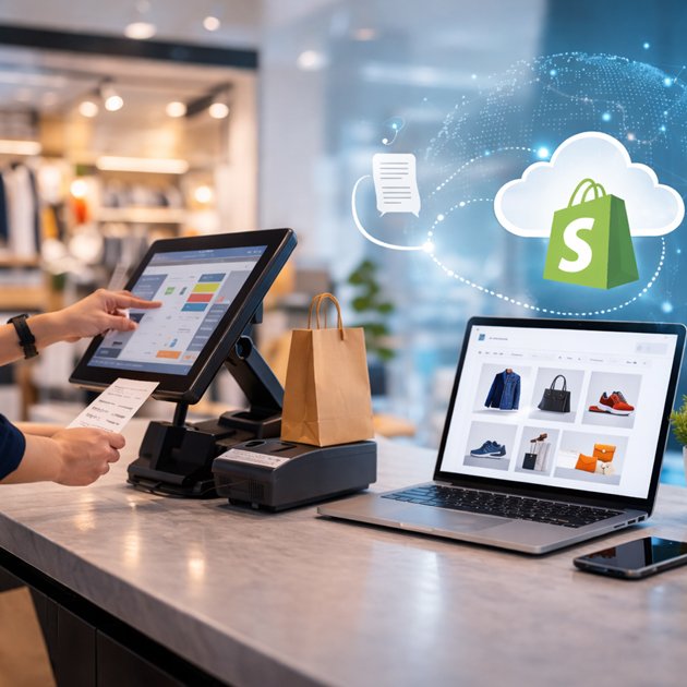 Lightspeed Retail POS order automatically synced to Shopify using Octopus Bridge